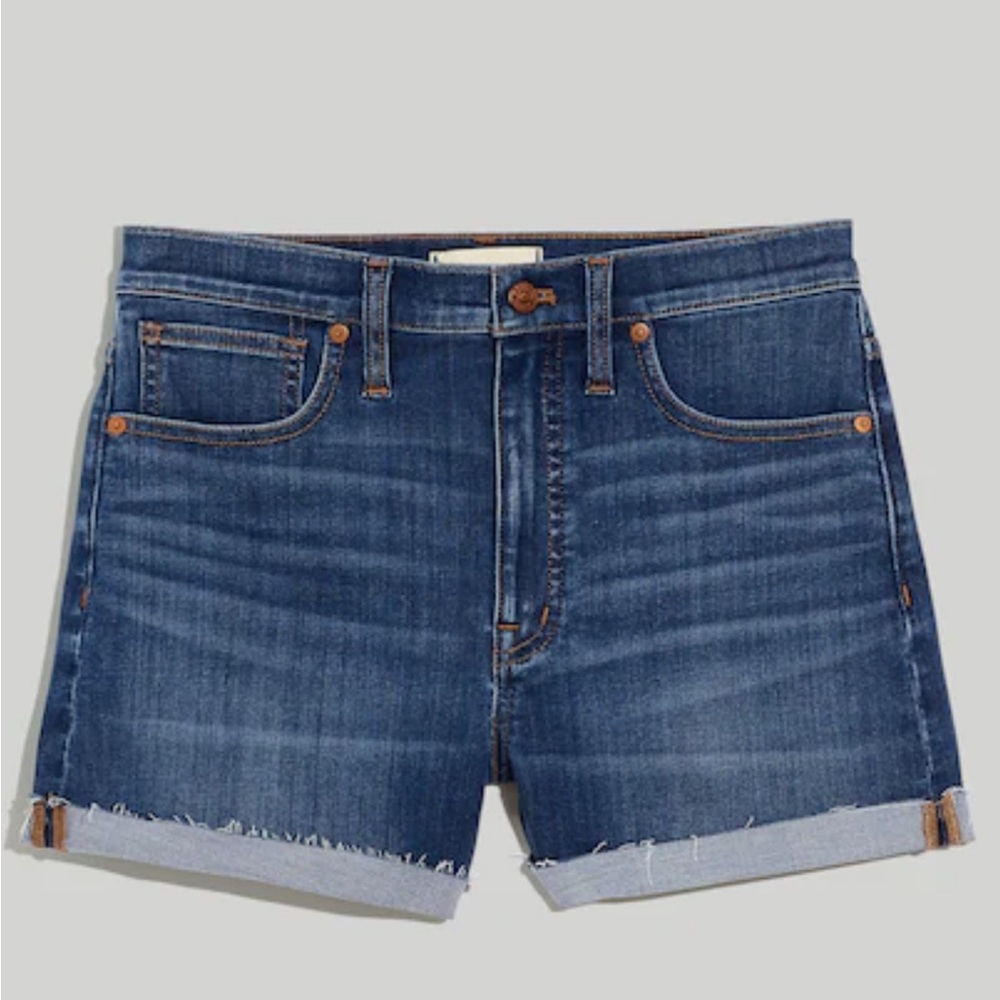Madewell High-Rise Denim Shorts in Danny Wash: TENCEL™ Denim Edition 23